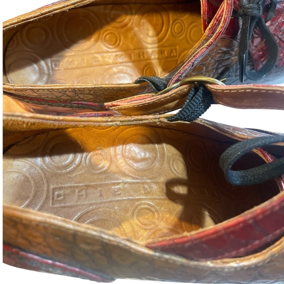 Vintage Chic Mihara Brown and Red Women's Shoes - Picture 13 of 13